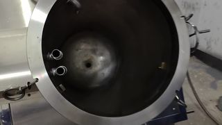 Display of the inner drum condition after residue cleanup